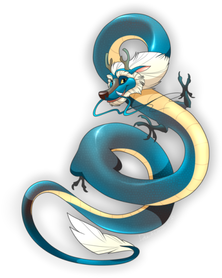 Chinese Lung - Illustration (500x571), Png Download