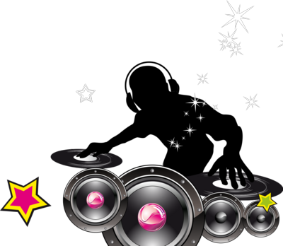 Dj Vector Decks - Disco Clipart (400x348), Png Download