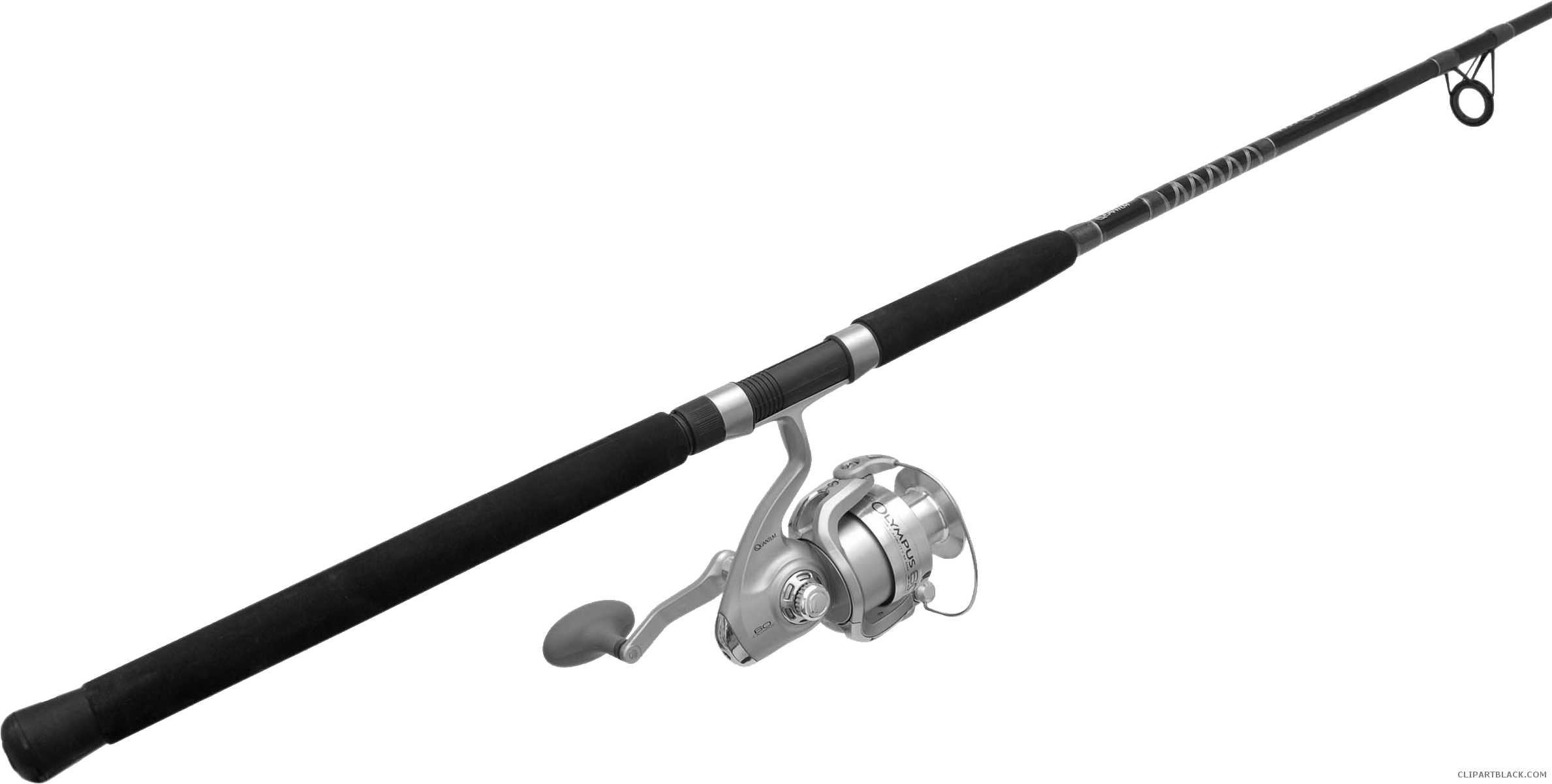 Fishing Clipart Fishing Pole - Fishing Rod Png Transparent (2378x1201), Png Download