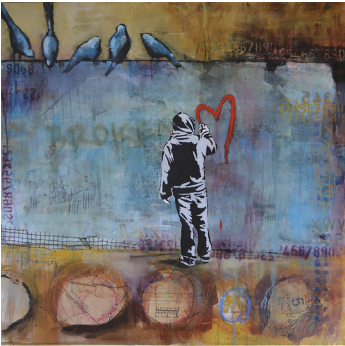 Broken - - Painting (344x440), Png Download