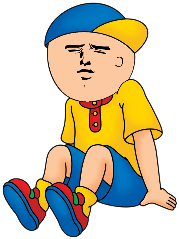 Transparent Mlg Caillou - Caillou Png (854x935), Png Download