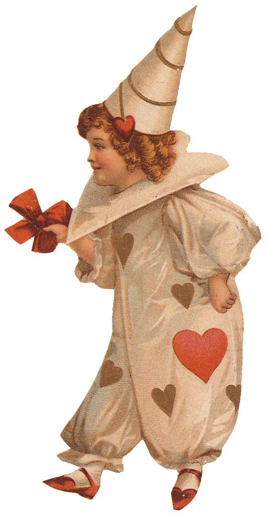 Vintage Clown - Transparent Vintage Clown (529x1024), Png Download