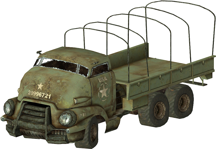 Truck - Fallout Truck (1000x800), Png Download