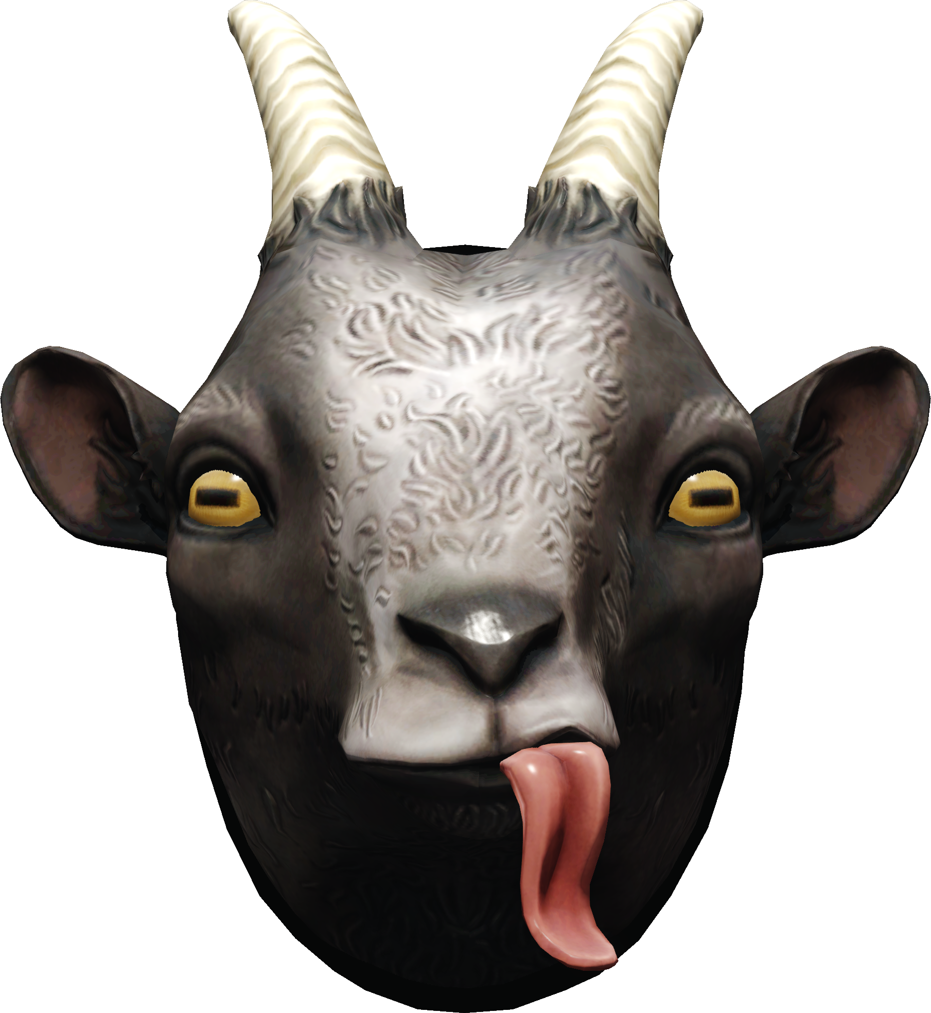 Clipart Goat Goat Mask - Payday 2 Goat Goat Mask (1809x1968), Png Download