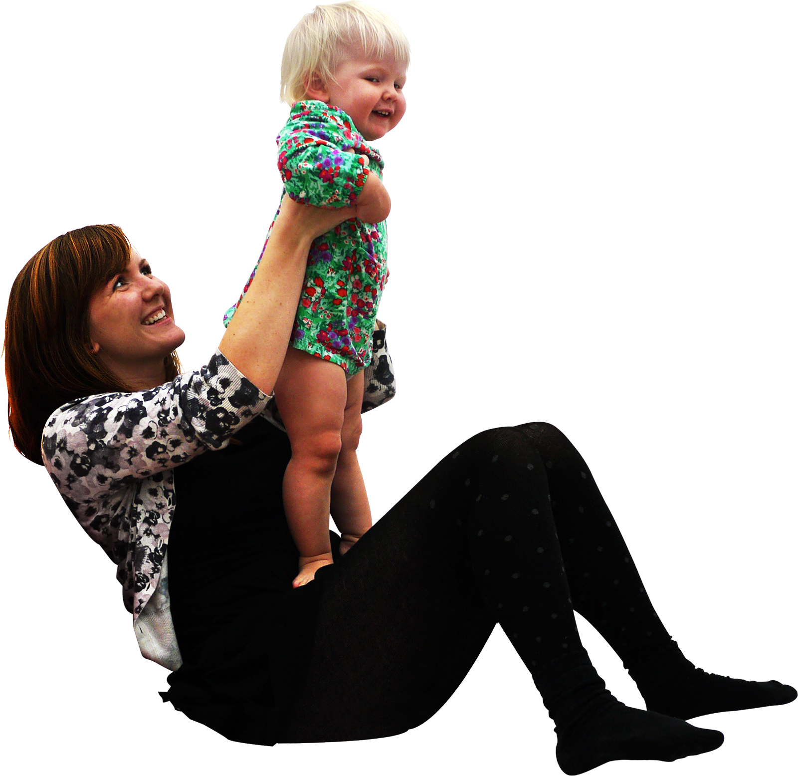 H And S Sitting In The Sofa After A Few Hours With - People Lay Down Png (1024x995), Png Download