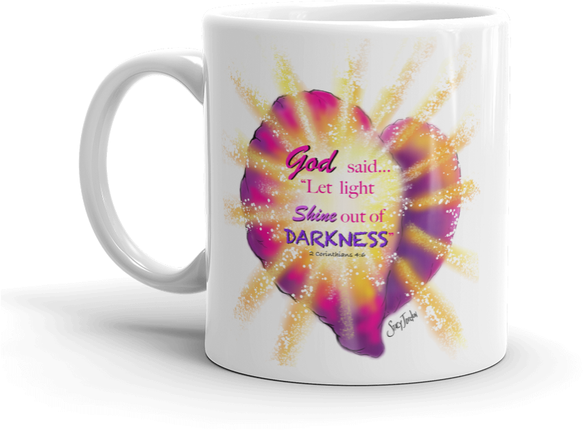 "let Light Shine Our Of Darkness" Coffee Mug - Mug Asian Games (1000x1000), Png Download
