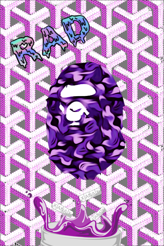 28 Collection Of Lean And Xanax Drawing - Goyard (533x800), Png Download