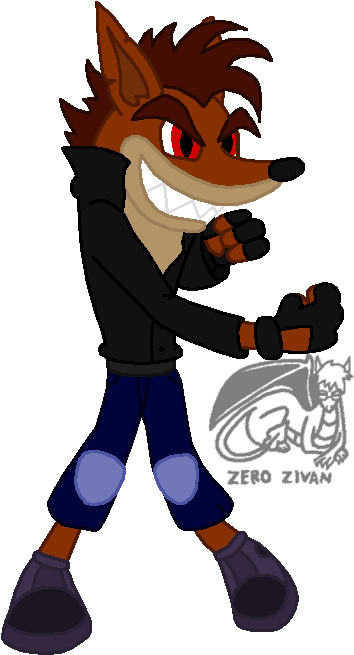 Inverted Gaming - Crash Bandicoot - Crash Bandicoot (528x704), Png Download