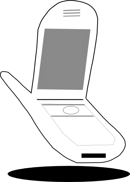 How To Set Use Cellphone Svg Vector (426x598), Png Download