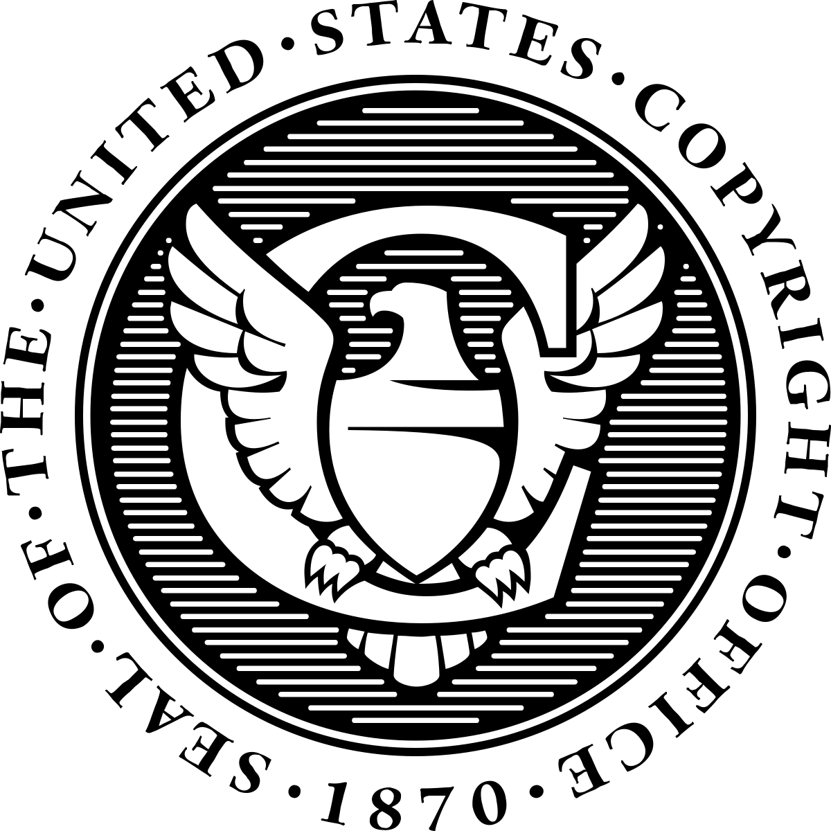 United States Governmental Agencies - Us Copyright Office Seal (1200x1200), Png Download