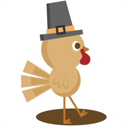Turkey Svg Cutting File Thanksgiving Svg Cuts Cute - Cute Turkey Png (432x432), Png Download