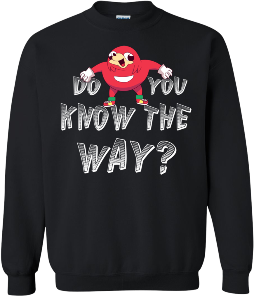 Do You Know The Way Uganda Knuckles Vr Chat Unisex - 5sos Christmas Sweater (1024x1024), Png Download
