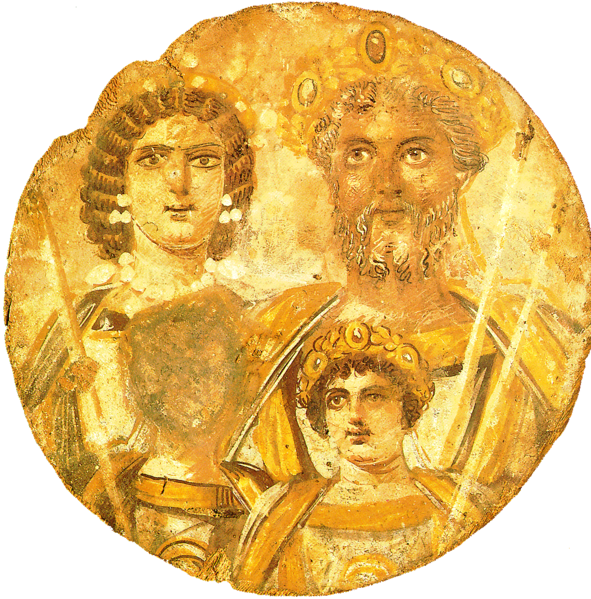 File - Severan Dynasty - Tondo - Septimius Severus Tondo (591x599), Png Download