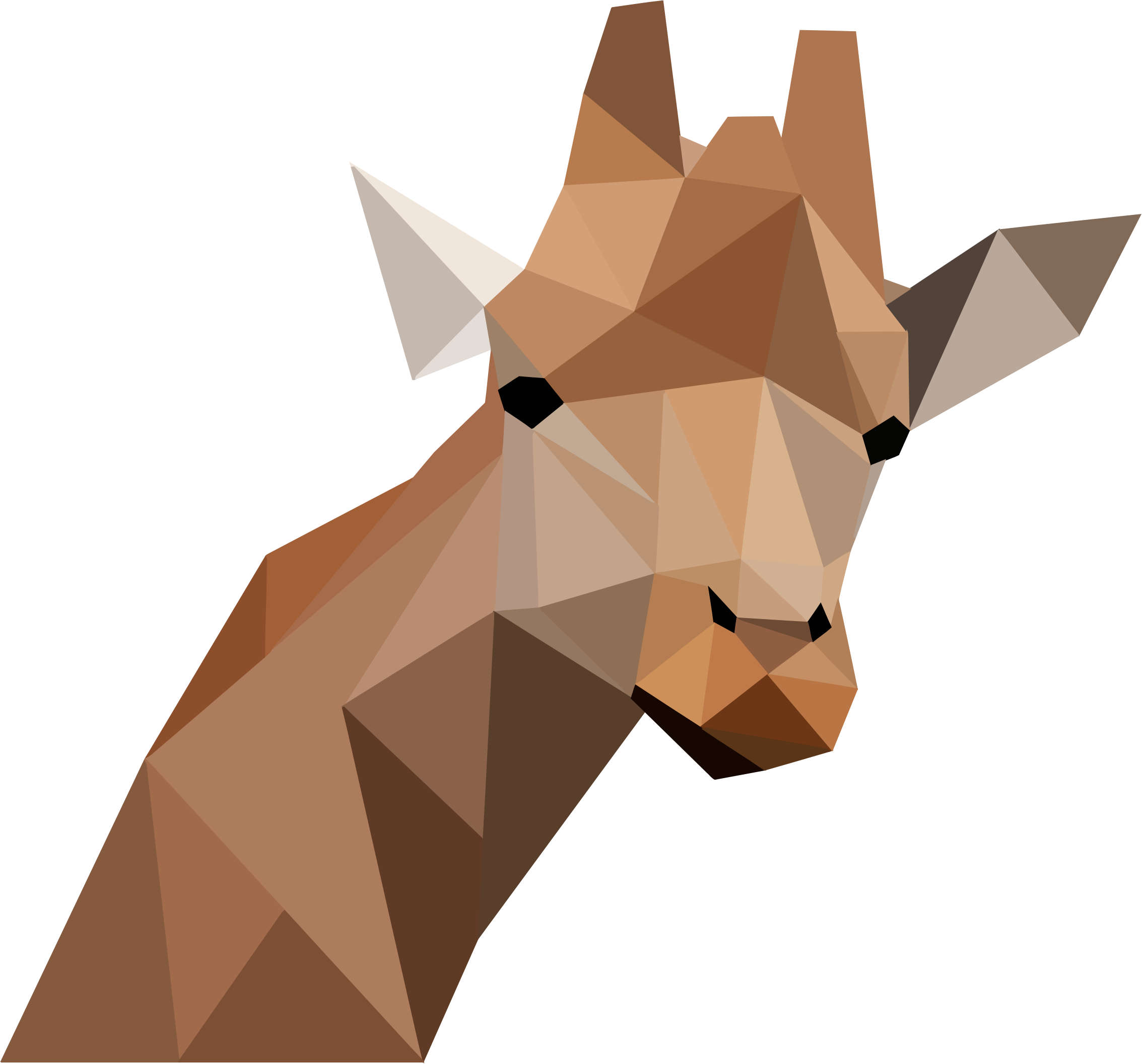 Download This Free Icons Png Design Of Low Poly Giraffe Full Size Png Image Pngkit
