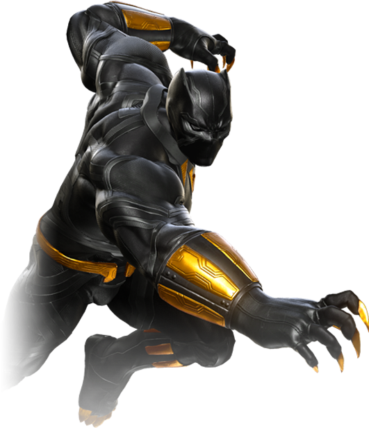 Black Panther - Black Panther Marvel Vs Capcom Infinite (535x708), Png Download