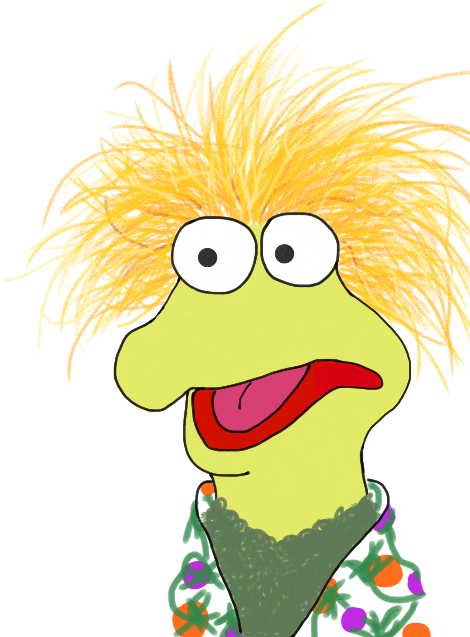Finally, Here We Have Another Fraggle - Cartoon (1536x2048), Png Download
