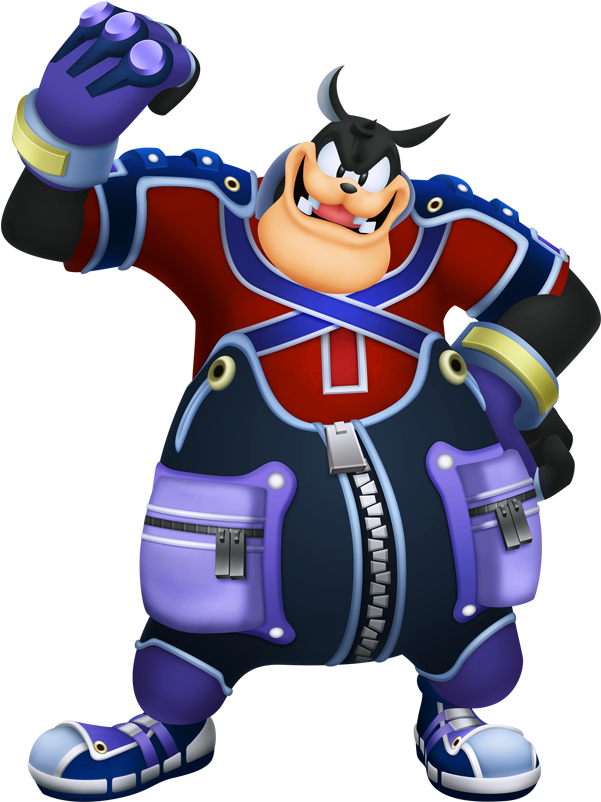 Kingdom Hearts Clipart One - Pete From Kingdom Hearts (600x1000), Png Download