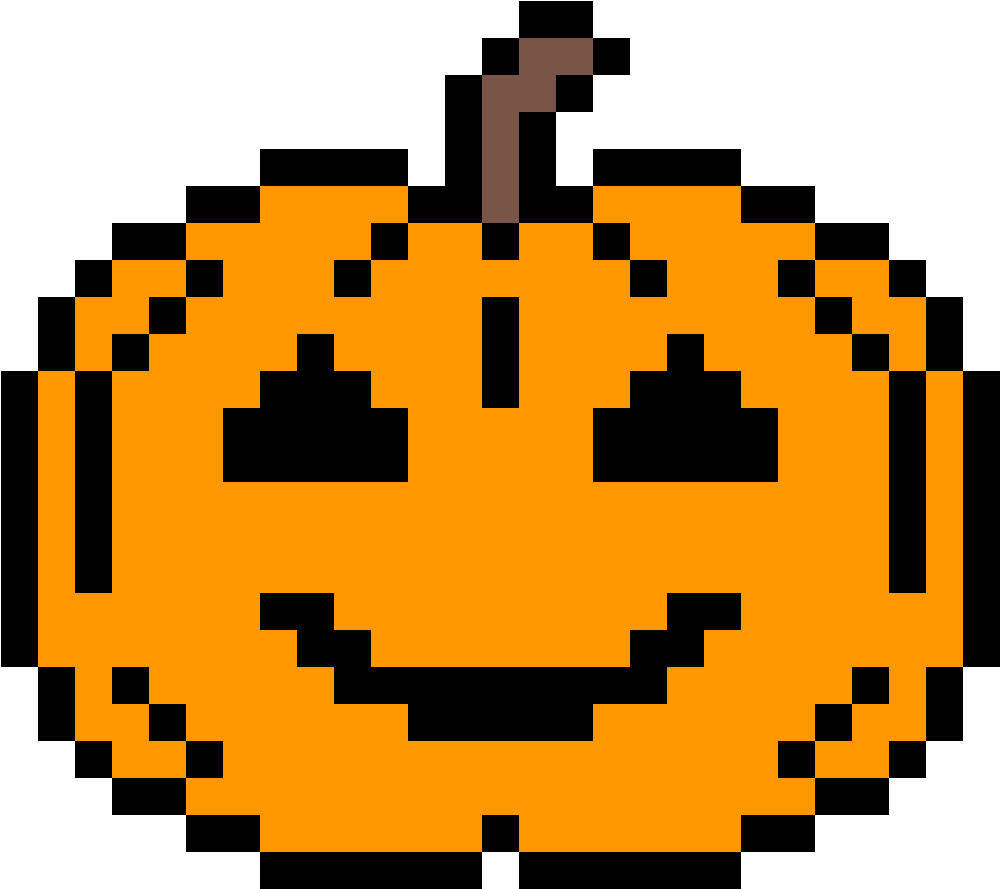 Jack O Lantern - Hama Beads Halloween (1184x1184), Png Download