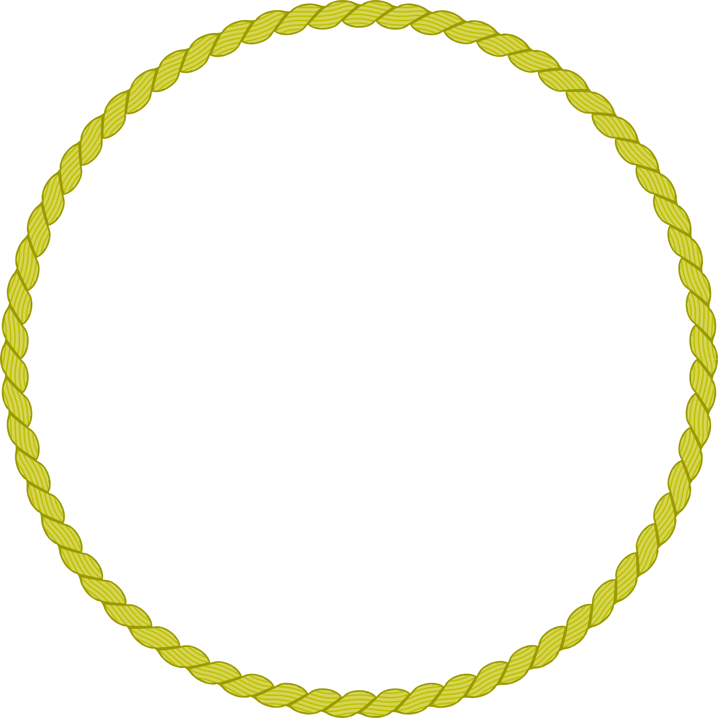 Graphic Transparent Stock Clipart Rope Border Big Image - Bracelet (2302x2302), Png Download