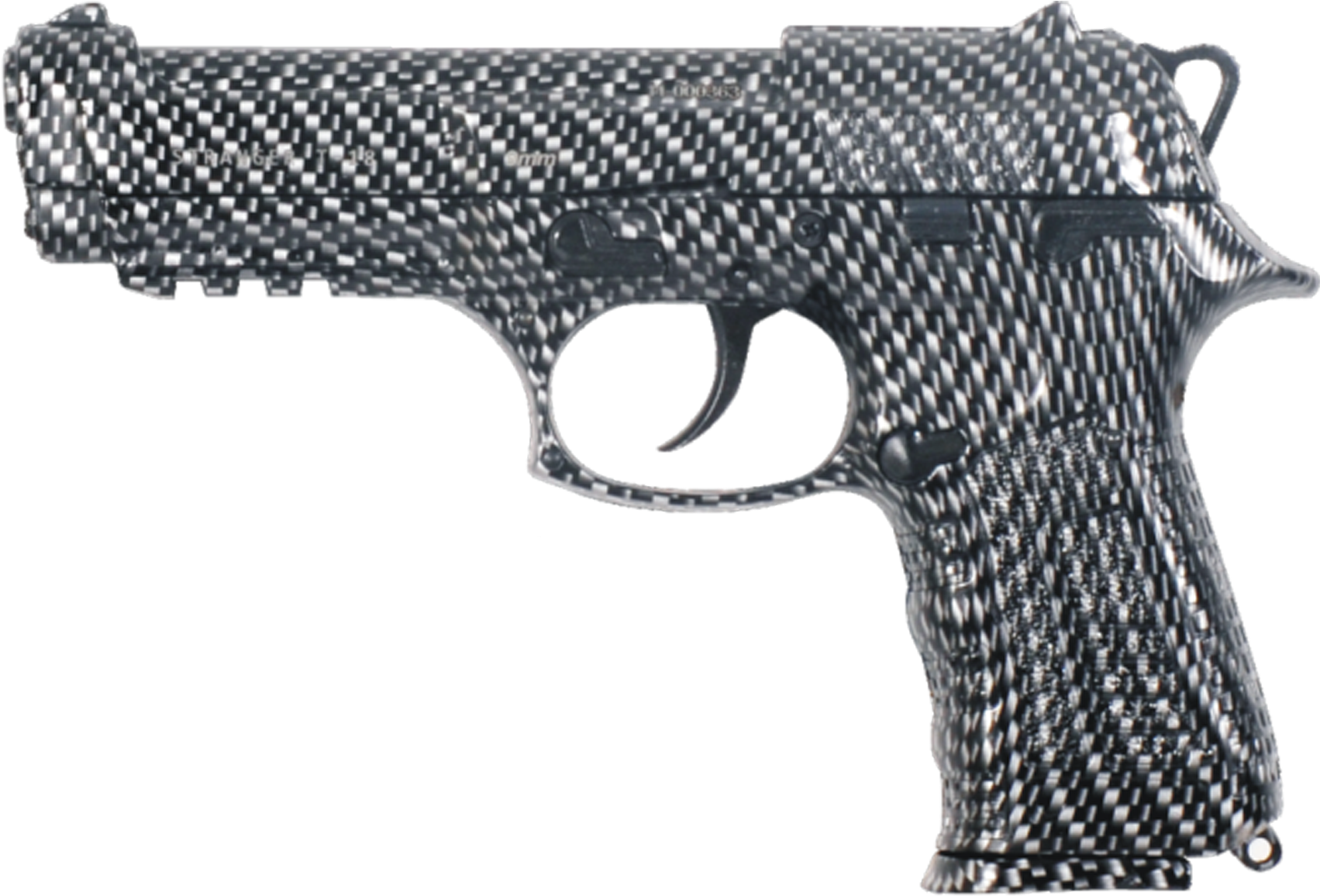 Sound Pistols - Jason Bourne Gun (2000x1238), Png Download