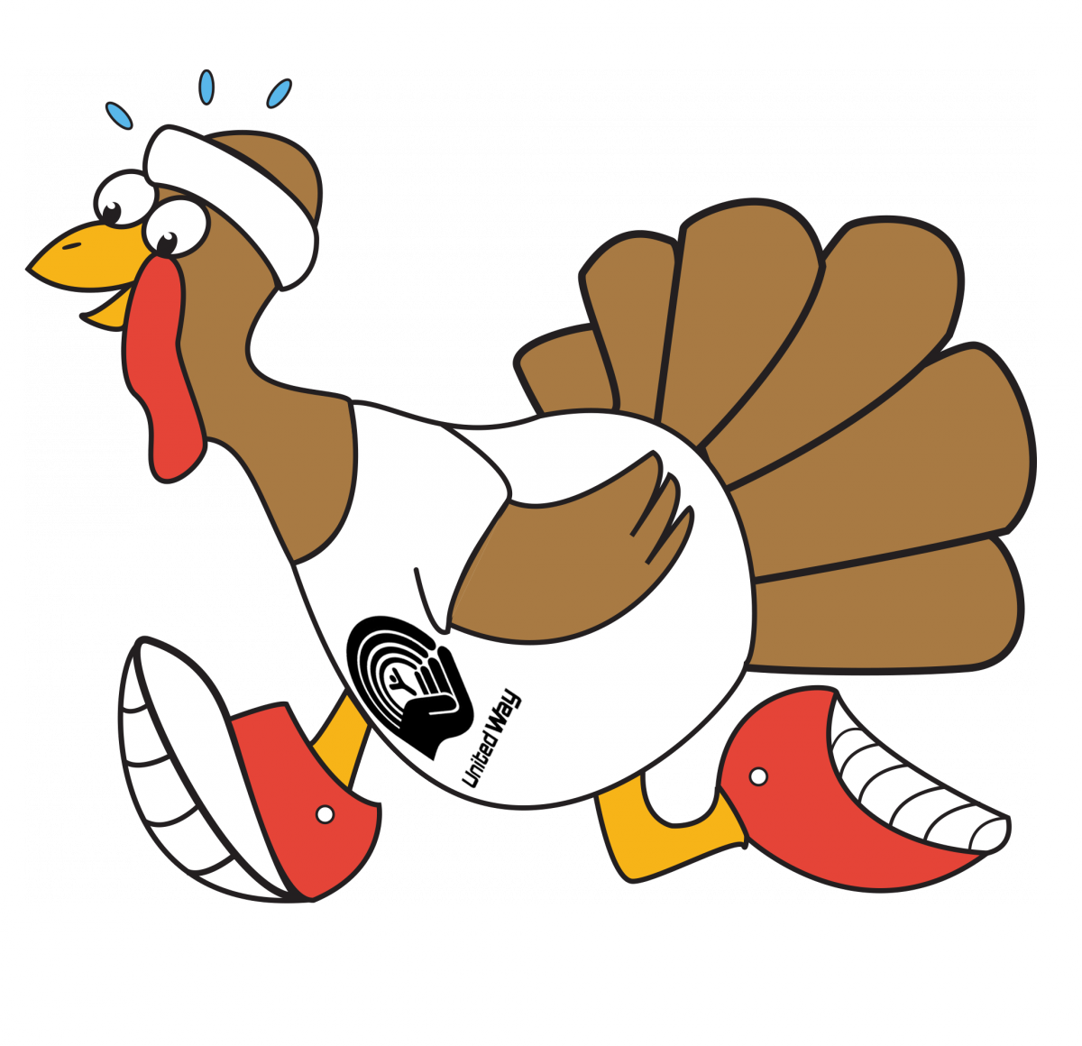 Start Thanksgiving Day Off On The Right Foot At The - United Way Turkey Trot (1200x1160), Png Download