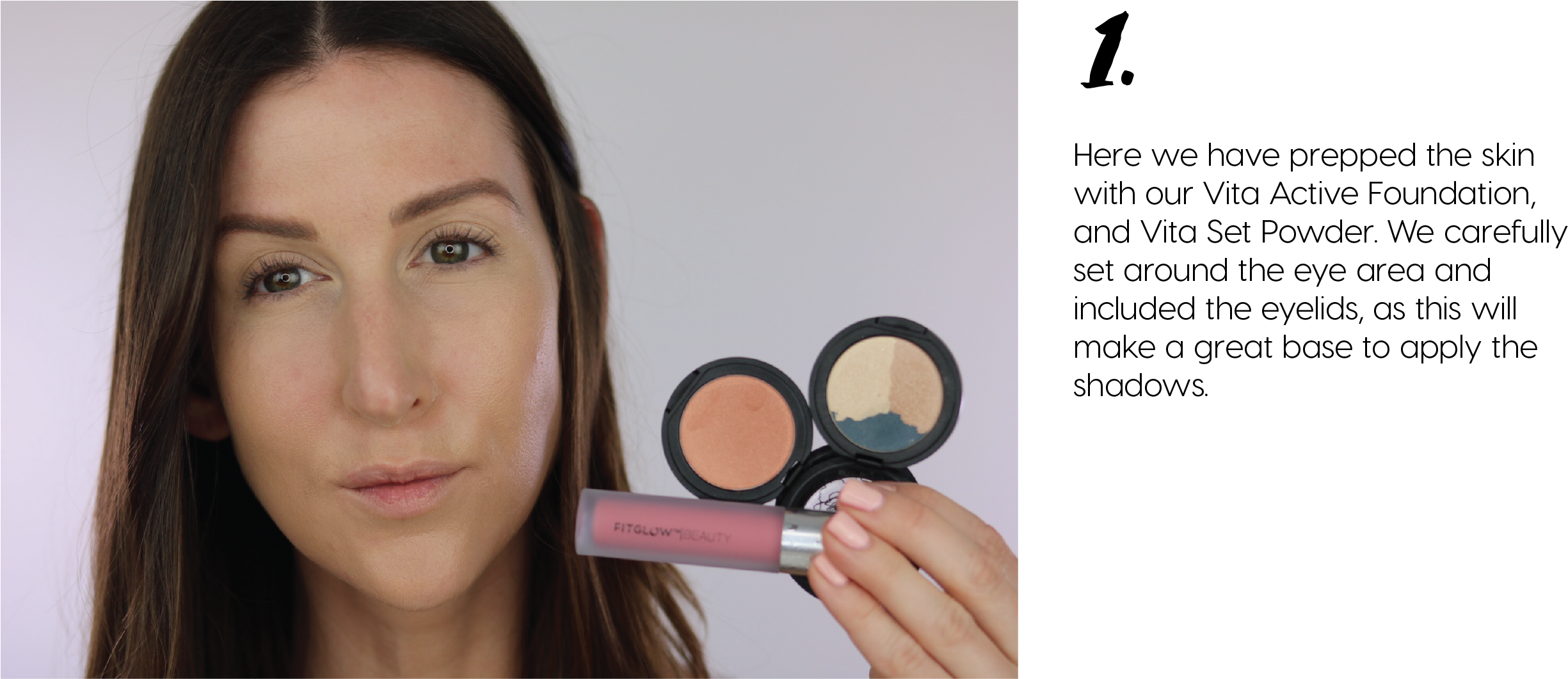We're Going To Show You How We Use The Kit To A Achieve - Cosmetics (2464x1108), Png Download