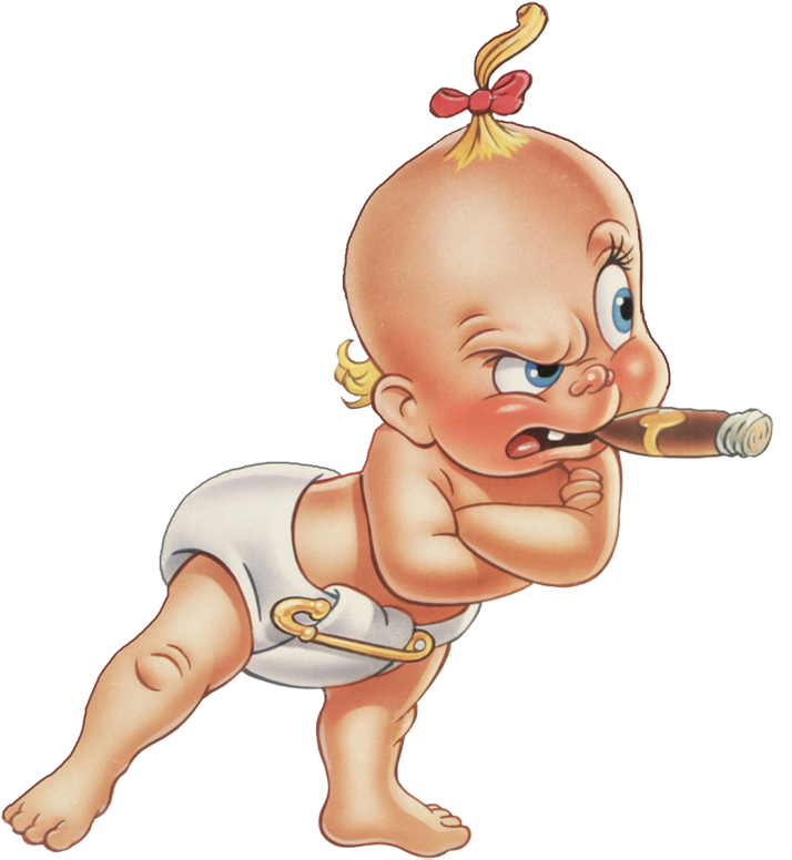 Baby Herman - Framed Roger Rabbit Characters (720x798), Png Download