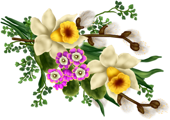 Graphic Download Pin By Nh T Nguy N On - Bouquet (600x437), Png Download