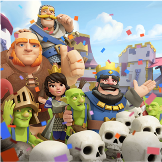 1 Clash Royale Charts - Clash Of Clan And Clash Royale (1200x675), Png Download