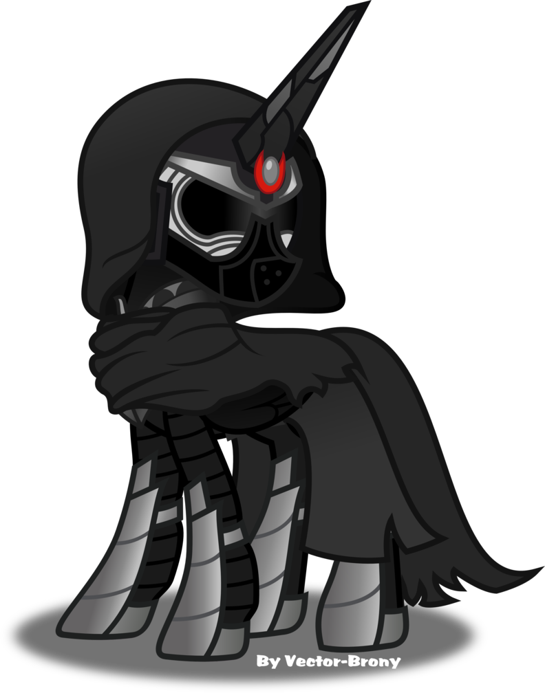 Vector-brony, Dark Side, Flyro Ren, Helmet, Inner Conflict, - Kylo Ren Unicorn (792x1008), Png Download