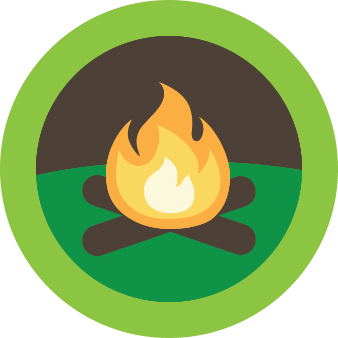 Clip Art Free Stock Campfire Leader Camp Encourage - Portrait Of A Man (671x671), Png Download