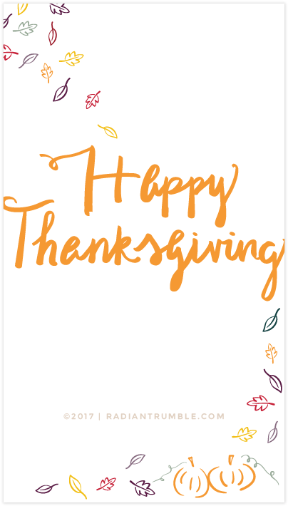 Happy Thanksgiving Free Wallpaper For Phone And Desktop - Happy Thanksgiving Free (800x800), Png Download
