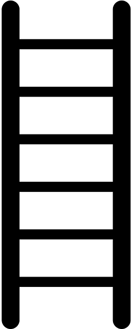 Free Vector Graphic Ladder Steps Notches Success - Ladder (320x640), Png Download
