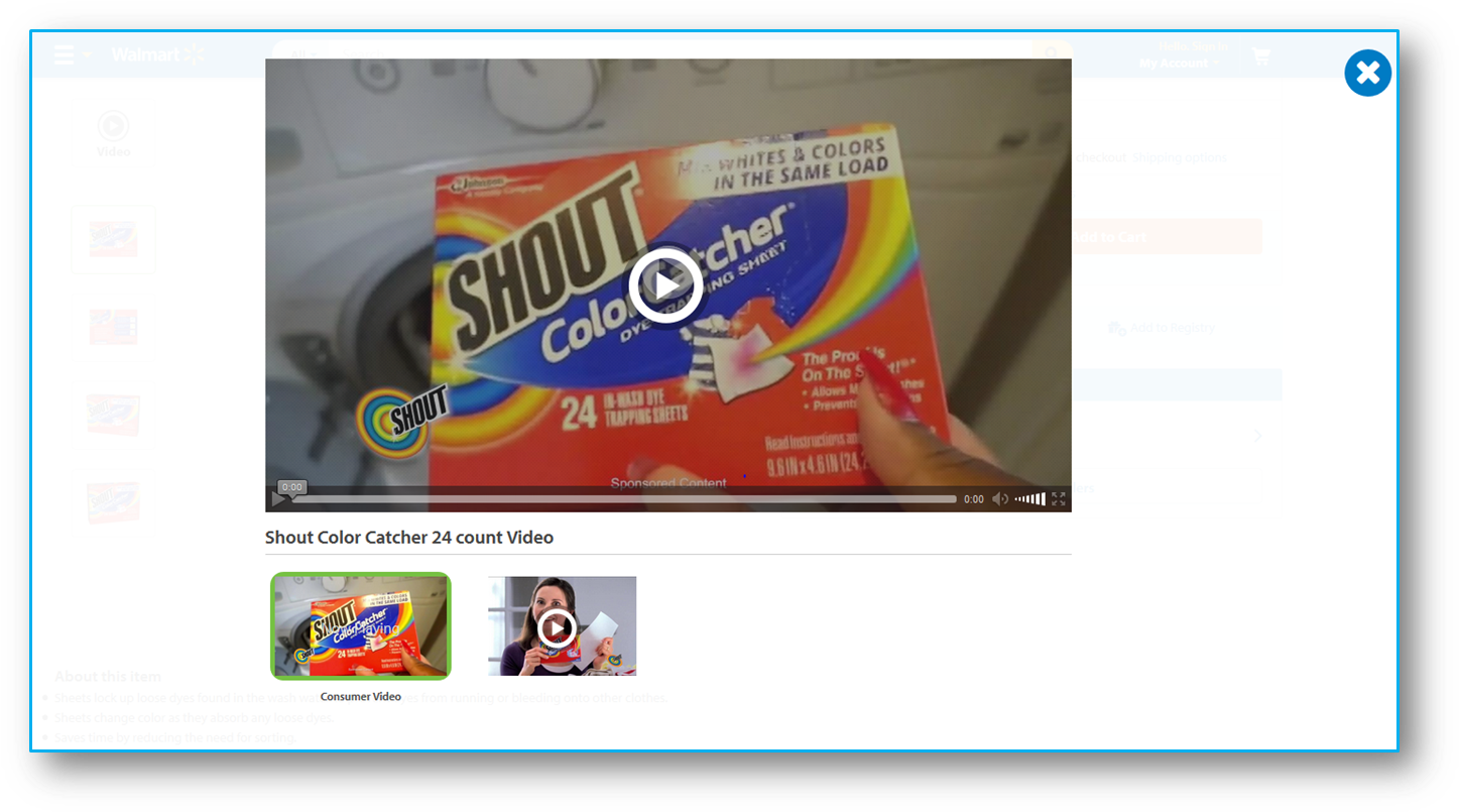 Shout-walmart - Shout Color Catcher Dye-trapping In-wash Cloths 24 (1456x814), Png Download