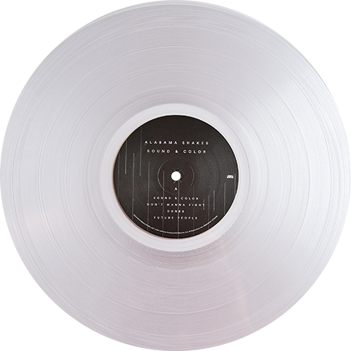 Graphic Black And White Alabama Shakes Sound Color - Clear Vinyl Png (500x500), Png Download