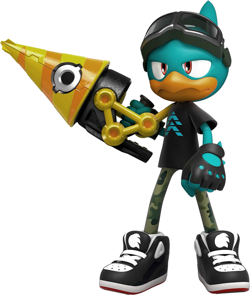 Rolex The Hawk - Sonic Forces Wisp Ons (847x1000), Png Download