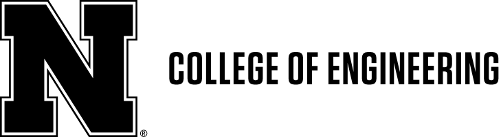 Black N To Left Of Nebraska Engineering Word Mark - University Of Nebraska Architecture Logo (729x200), Png Download