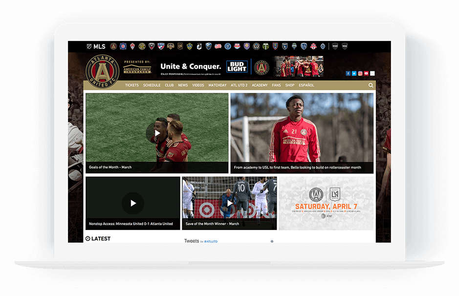 Atlanta United Was Revving Up For Their Inaugural Mls - Eastmont Digital (939x606), Png Download