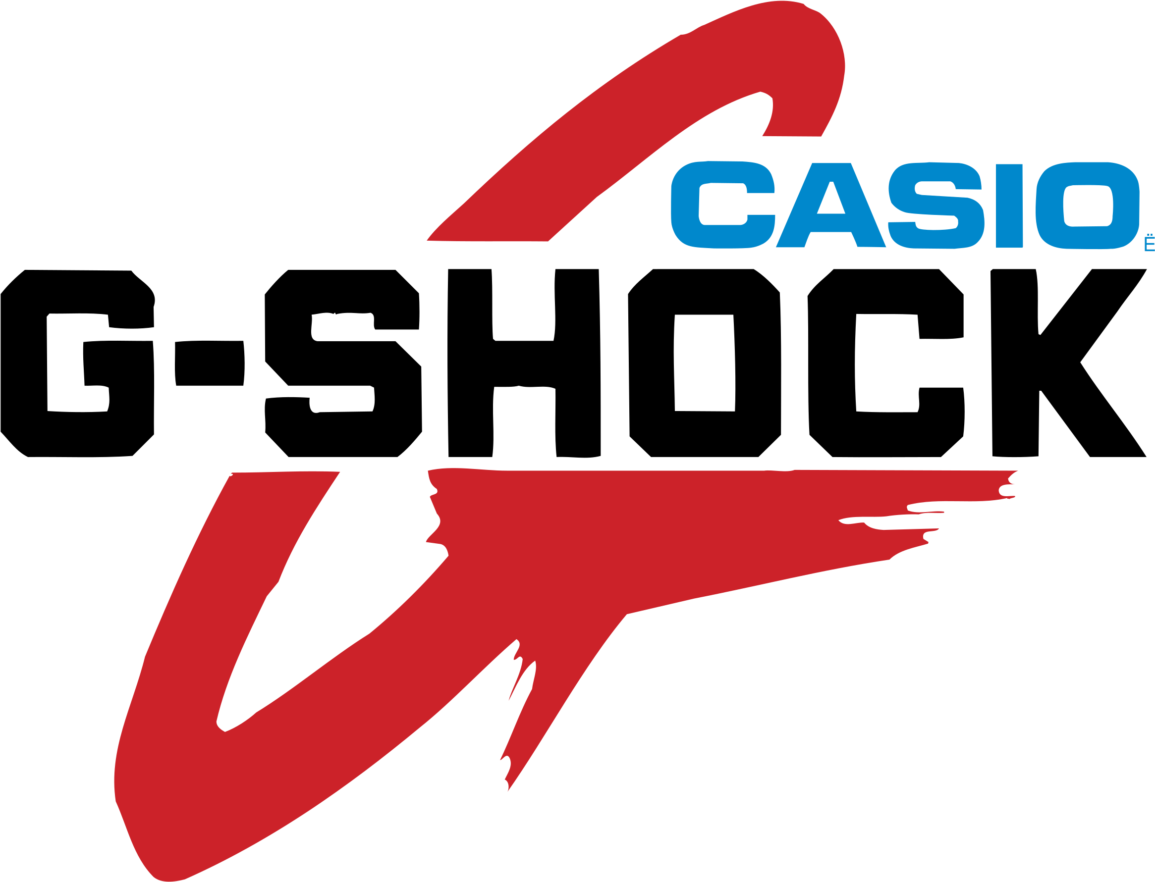 G Shock Casio Logo Png Transparent - Logo G Shock Casio (2400x2400), Png Download