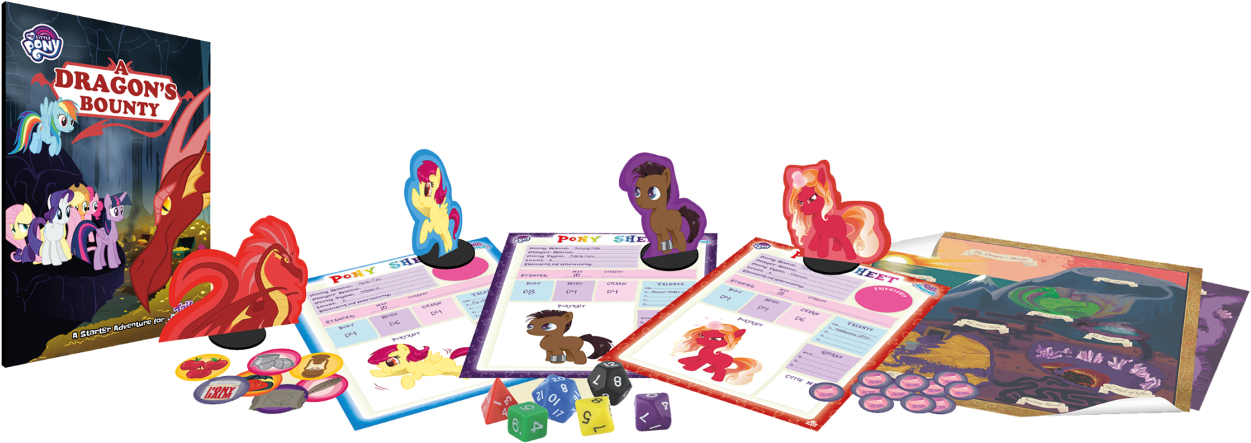 Starter Set For My Little Pony - Equestria (2048x752), Png Download