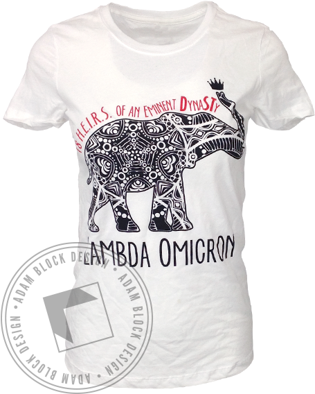 Delta Sigma Theta Elephant Tee - Rush Sigma Nu Shirt (464x585), Png Download