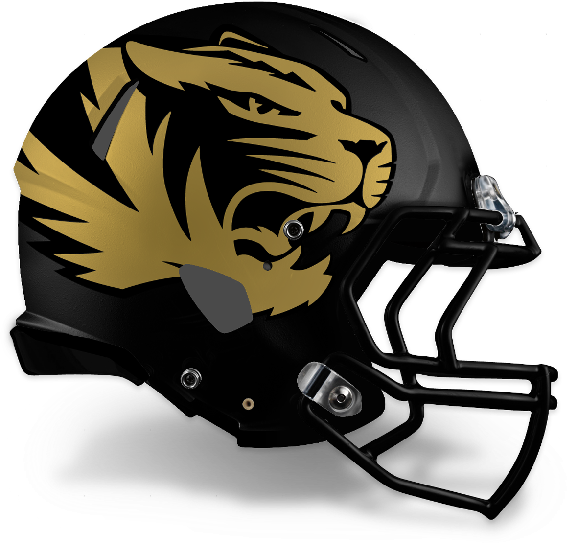 V3 Concept - - Missouri Tigers Football Helmet (1232x1200), Png Download