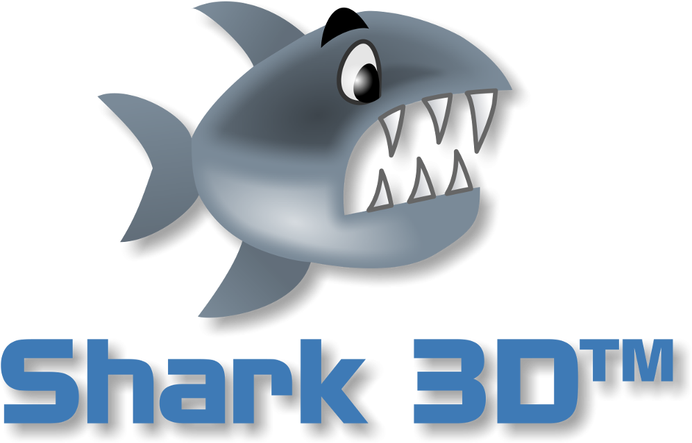 Shark 3d Logo - Animation Shark (1000x668), Png Download