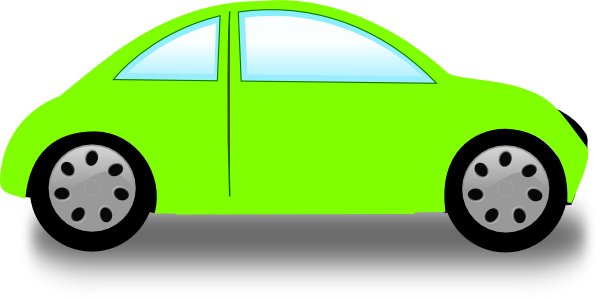 Dark Green Car Clip Art - Transparent Background Car Clip Art (600x299), Png Download