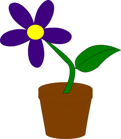 Download Flower With Vase Clip Art Full Size Png Image Pngkit