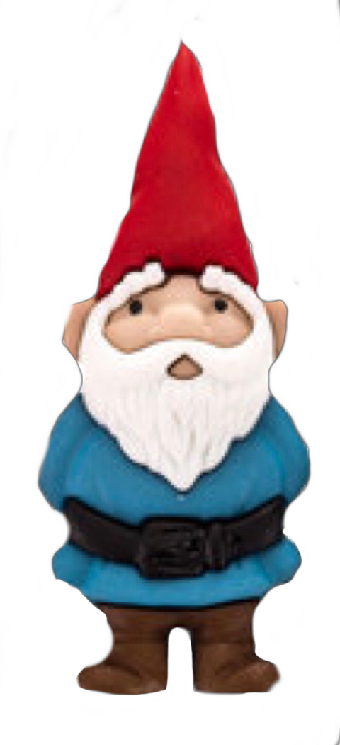 Dress It Up Embellishments - Garden Gnomes (480x1050), Png Download