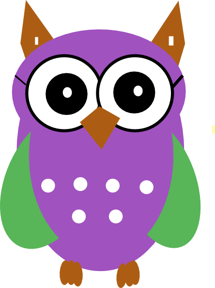 Owl Clip Art - Green Owl Clip Art (444x594), Png Download