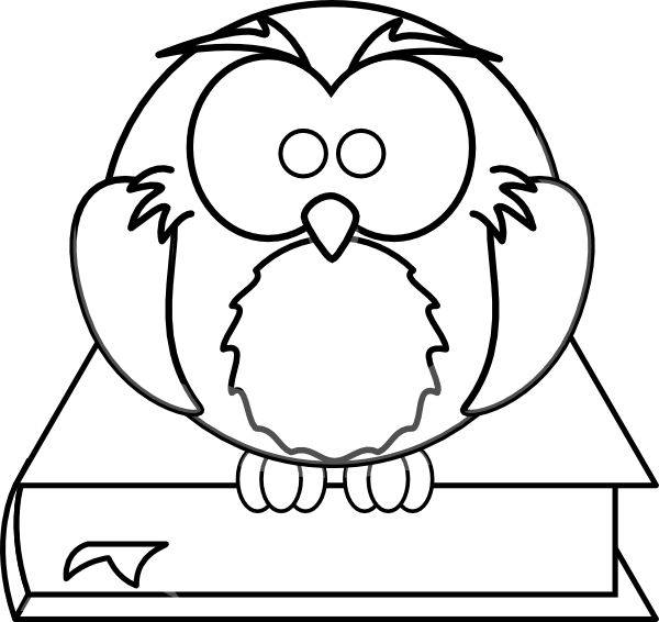 Clipart Info - Cartoon Clipart Black And White (600x566), Png Download