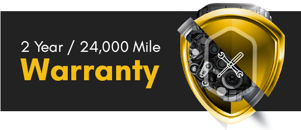 2 Year/24,000 Mile Warranty On Rebuilt Rolls Royce - Los Angeles (590x275), Png Download