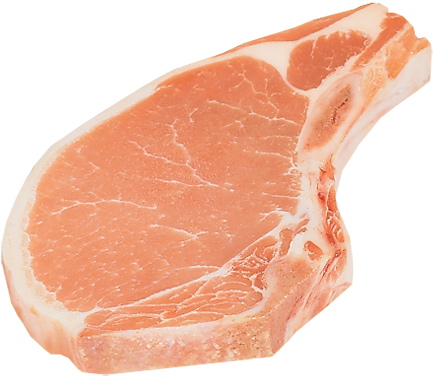 Bone-in Pork - Pork Transparent (500x409), Png Download